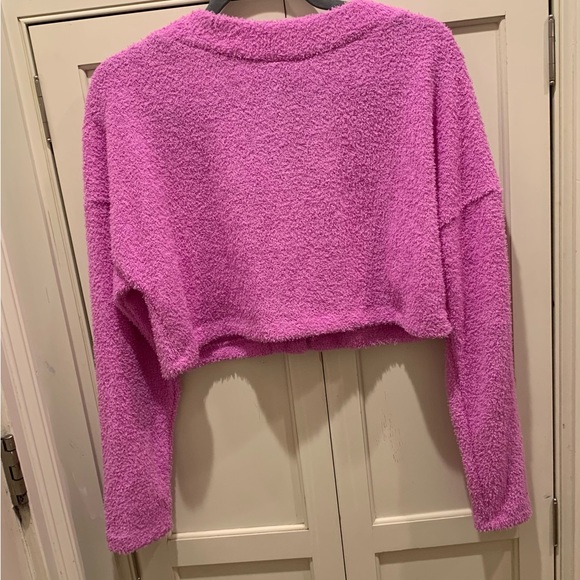 NWT Wild Fable cropped cardigan- teddy bear soft such a beautiful color! Sz S - Picture 2 of 11